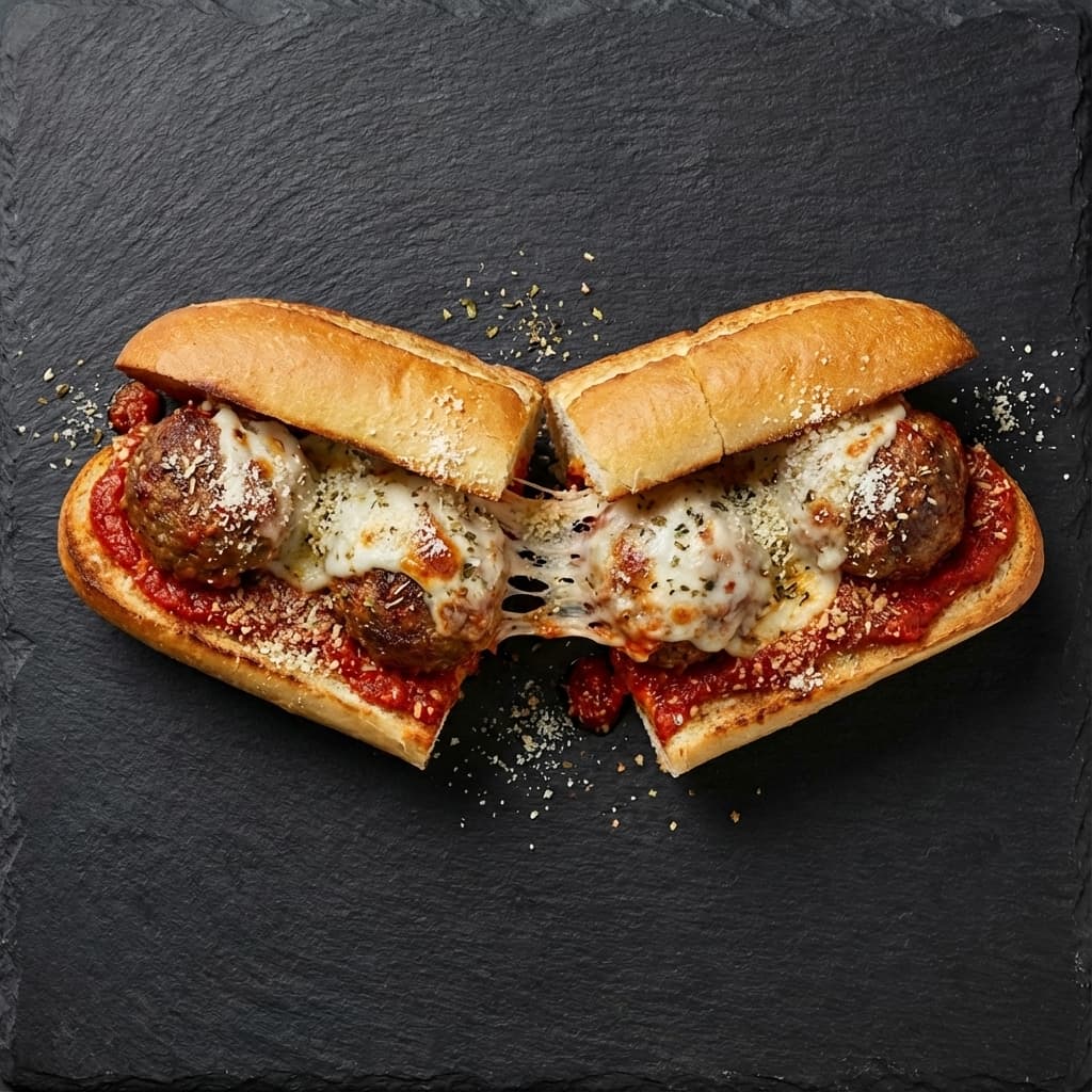 Meatball Parmesan Sub